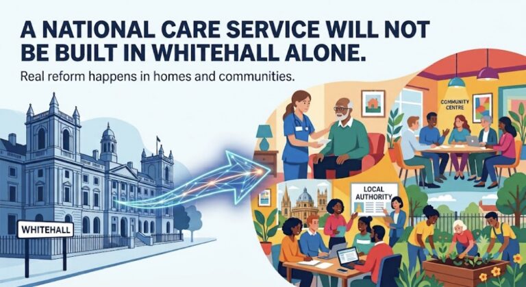 A National Care Service will not be built in Whitehall alone